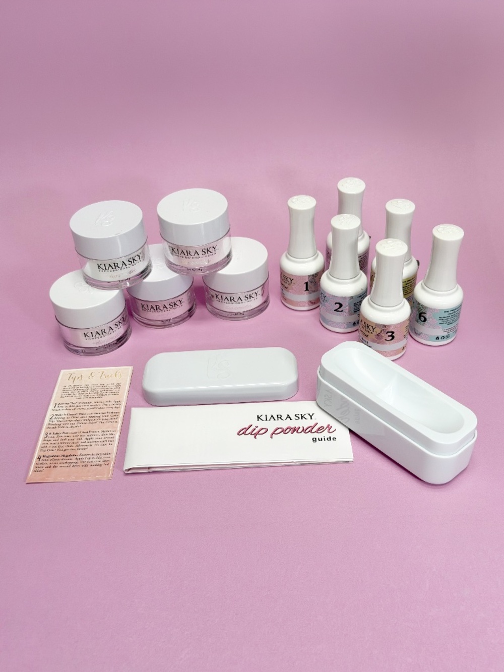 Kiara Sky Dip Powder Starter Kit Complete Set + Bonus Accessories